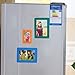 Cosmos ® 3 Pack Magnetic Picture Photo Frames for Refrigerator, Holds 4 x 6 & 5 x 3.5 Inches Photos