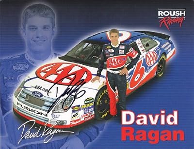 Autographed David Ragan #6 AAA NASCAR Hero/Driver Card