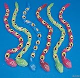 Assorted Color Wiggle Snakes (3 dz)