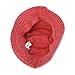 DALIX Cotton Washed Bucket Hat in (X-Large, Red)