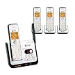 AT&T DECT 6.0 Digital Cordless Telephone System with 4 Handsets - Silver (CL82409)