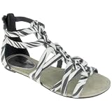 Capelli New York Zebra Printed Ladies Gladiator Sandal