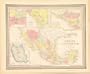 Antique Map of Central America, Mexico & Guatemala, 1854