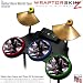 Abstract 02 Pink Skin by WraptorSkinz fits Guitar Hero 4 World Tour Drum Set for Nintendo Wii, XBOX 360, PS2 & PS3 (DRUMS NOT INCLUDED)
