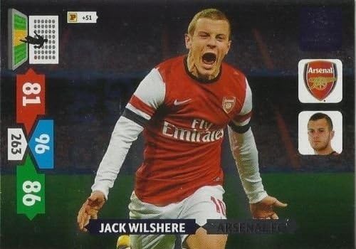 Champions League Adrenalyn XL 2013/2014 Jack Wilshere 13/14 Game Changer
