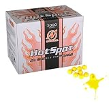 Sporting Goods : Nelson Hot Spot Paintballs - 2000 Rounds - Yellow Shell / Yellow Fill