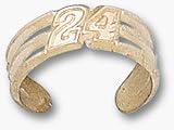 Jeff Gordon #24 Toe Ring - 10KT Gold Jewelry