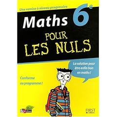 Maths 6e pour les nuls