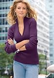 metrostyle Zipped Mockneck Sweater metrostyle Zipped Mockneck Sweater
