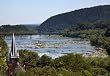 Confluence, Shenandoah and Potomac Rivers from Jefferson Rock, Harpers Ferry, WV - Compelling 16x20 Photographic Print by Brendan Reals