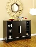 Enitial Lab Studio Buffet with Wine Holder, Cappuccino