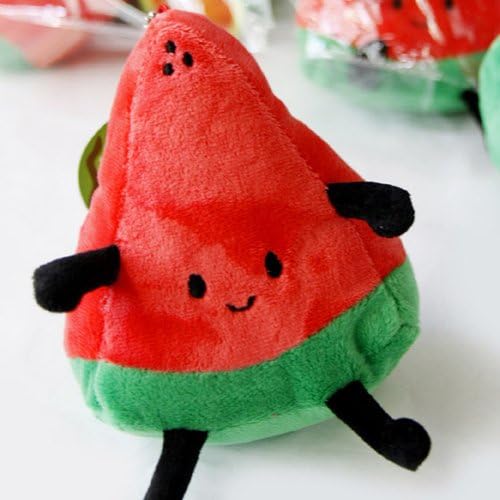 A Slice of Watermelon Plush /W Suctioncup Cotton Food Figure Toy Doll 5.5" Kawai Decoration Good Gift for Every Special Day