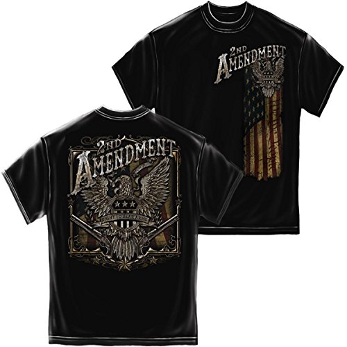 Erazor Bits 100% Cotton 2nd Amendment Eagle T-Shirt