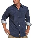 Timberland Men's Poplin Long Sleeve Plaid
