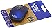 SHHHMOUSE Silent Wireless Mouse for Laptop Small Compact Cordless Computer Mice with USB 2.4 GHz – Quiet Click, 3 DPI Levels, Travel Mouse – Portable for PC, Chromebook [Blue]