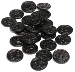 Kraepelien & Holm Money Coin Licorice, 2.2-Pound Bags (Pack of 3)