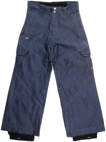 Ripzone X5 Cargo Snowboard Pants Indigo Denim Youth
