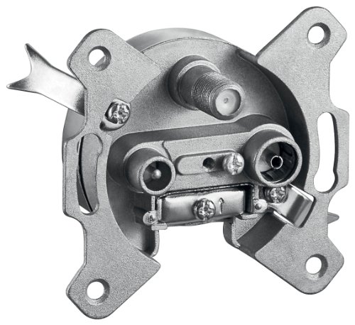 Wentronic Antennen Steckdose - SAT TV Radio - 3 Loch