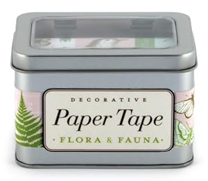 Cavallini Flora & Fauna Decorative, 5 Assorted rolls