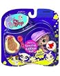 Littlest Pet Shop Assortment 'B' Series 2 Collectible Figure Mop Dog with Mud Pad (New Special Edition Pet!)