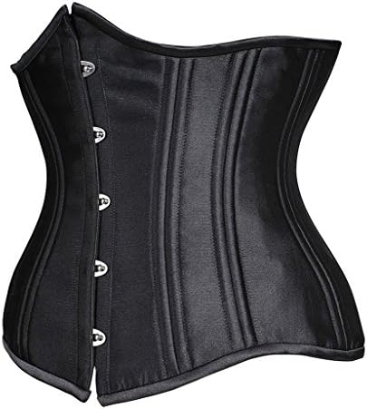 Body By SNATCHED Women's 26 Steel Boned Heavy Duty Corset- 1890-Black Medium