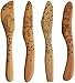 Talisman Designs Get Real Woodland Beechwood Cheese Spreader Set, 6.75 Inch