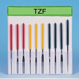 10pcs SET DIAMOND NEEDLE TAPER FILES