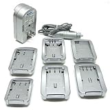 Maximal Power FC100 MIN Universal All In One Camera Travel Charger for Minolta Battery (Silver)