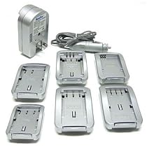 Maximal Power FC100 MIN Universal All In One Camera Travel Charger for Minolta Battery (Silver)