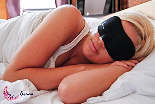 REM Master by Somni New York - Best Sleep Mask & Ear Plugs Combo - Scientifically Engineered for Full R.E.M. Sleep Anywhere - Unique Contouring for Comfort, Free Eye Movement and Total Light Block - Perfect for Both Men & Women for Travel, Naps, and Nighttime - Naturally Aids with Insomnia and Chronic Fatigue - Includes Carrying Case for Ear Plugs & Mask - FREE eBook Included - Satisfaction Guaranteed