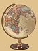 Replogle Hastings World Globe Antique Ocean