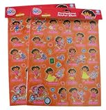 Dora l'exploratrice, série à autocollant feuille, paquet de 96