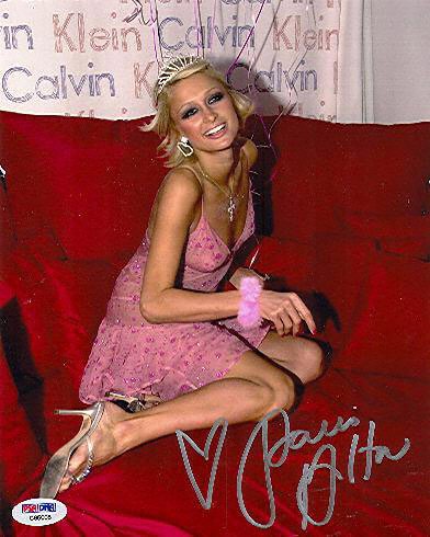 Buy Paris Hilton Calvin Klein Birthday Party 8x10 Autographed Photograph by Schwartz Sports