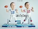 Peyton Manning & Eli Manning Super Bowl MVP Forever Collectibles Bobblehead New Only 360 Were Made Each Numbered 9 Inch