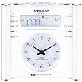 Sangean RCR-3 Uhrenradio (MW/UKW Tuner, LCD) wei�