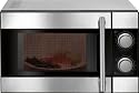 LUXUS MIKROWELLE MIT STARKEN 800 WATT GRILL LEISTUNG UND EDELSTAHL GEHÄUSE MIT 17 LITER GARRAUM UND GROSSEM DREHTELLER + GRILLROST + TIMER NEU + OVP