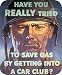 Have You Really Tried To Save Gas Vintage World War II Two WW2 WWII USA Military Propaganda MOUSE PAD