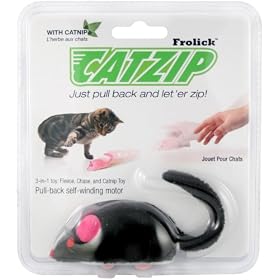 Dogmatic CatZip Chase Toy Mouse Version (Colors may vary) by Dogmatic