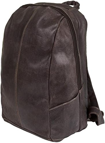 Distressed Leather 17" Laptop Backpack