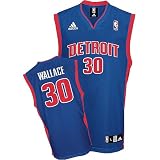 adidas Detroit Pistons Rasheed Wallace Replica Road Jersey
