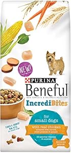 Beneful Dry Dog Food, IncrediBites for Small Dogs with Real Chicken, 15.5-Pound Bag, Pack of 1