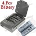 Trustfire 18650 Battery Charger Plus 4 PCS Protected 18650 2400mAh Battery Gray