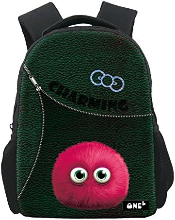 Backpack bacteria prints original design of children's school bag cartoon character , B