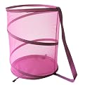 Spiral Pop-Up Hamper Pink