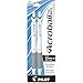 Pilot Acroball PureWhite Retractable Advanced Ink Ball Point Pens; Fine Point, Black Ink, Silver Accents 2-Pack (31895) Ultra-Smooth Writing, Smear-Resistant Advanced Ink for Skip-Free Lines