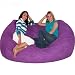 7-feet Xx-large Purple Cozy Sac Foof Bean Bag Chair Love Seat