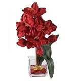 Artificial Amayrllis Arrangement with Liquid Illusion - B001DQIWUA