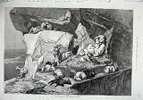 1875 Fine Art Young Shepherds Carpathian Mountains Goat