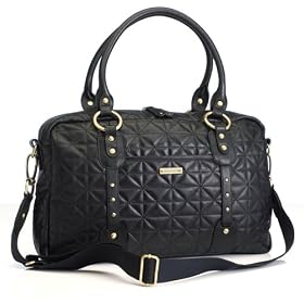 Elizabeth Quilted Leather in Black