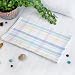 [Colorful Stripes] 100% Cotton Thermal Cellular Throw Blanket (31.9 by 42.9 inches)